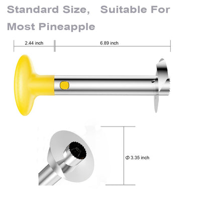 SameTech core pit remover — stainless steel pineapple peeler and slicer cutter