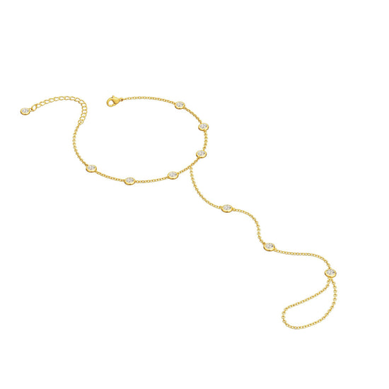 MBW bracelet set — Trendy 14K gold plated dainty stackable design