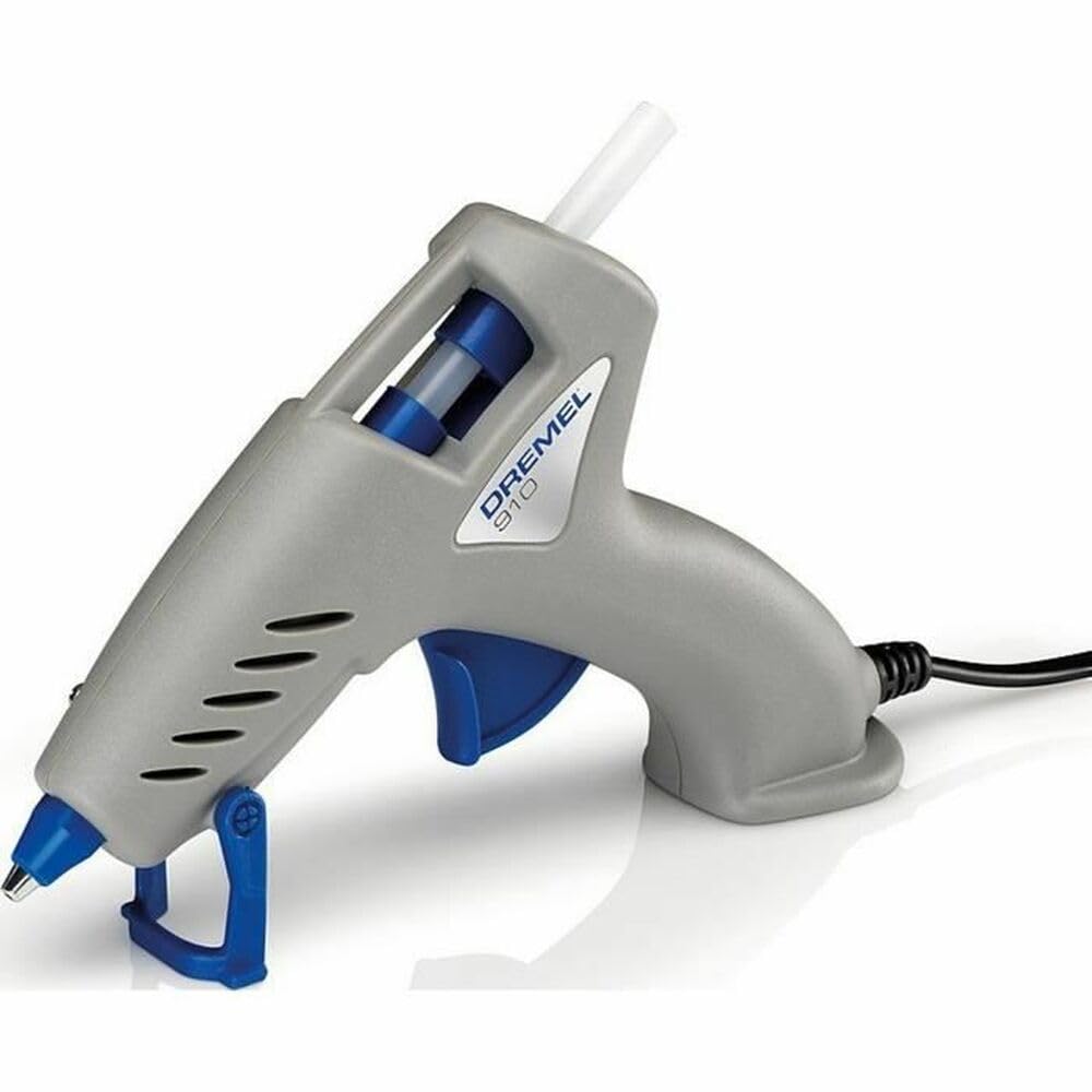 Hot glue gun — Precision tip with three multi-purpose glue sticks