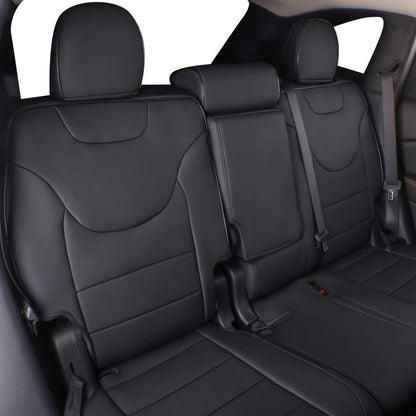 Vehicle seat cover — Custom fit leatherette for select Jeep Patriot models 2009-2018
