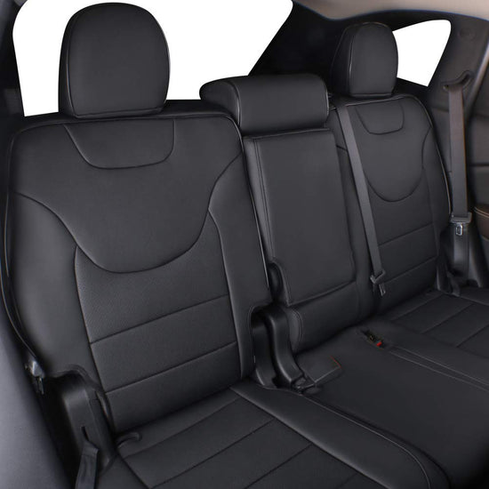 Vehicle seat cover — Custom fit leatherette for select Jeep Patriot models 2009-2018