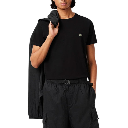 Shirt — Short sleeve pima jersey crew neck from Lacoste