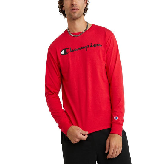 Champion long sleeve shirt - classic style for men in regular and big & tall sizes.