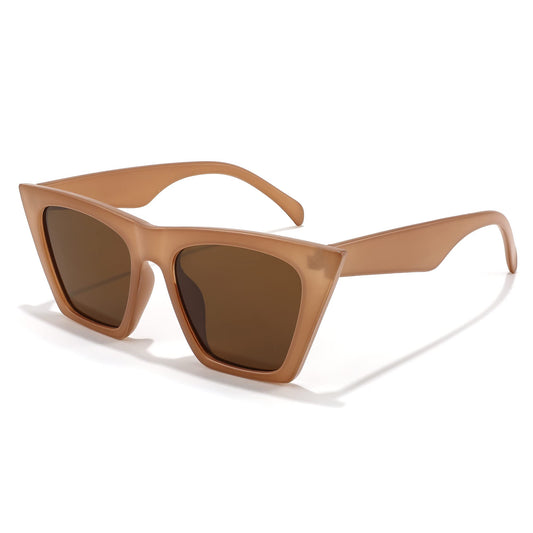 FEISEDY vintage square cat eye sunglasses with trendy design B2473