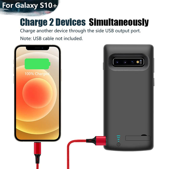 Sitong cellular phone case — 6000mAh rechargeable battery for Galaxy S10+ Plus