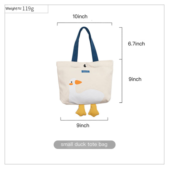 AWXZOM tote bag — cute graphic design for lunch and grocery use