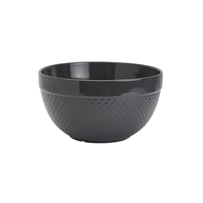 TTU dishware bowl set — Hobnail style stoneware mixing bowls 4 piece set for baking and cooking