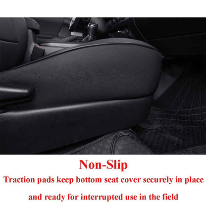 EKR Tacoma seat covers — custom fit faux leather for Toyota Tacoma 2016-2023 Double Cab/Crew Cab