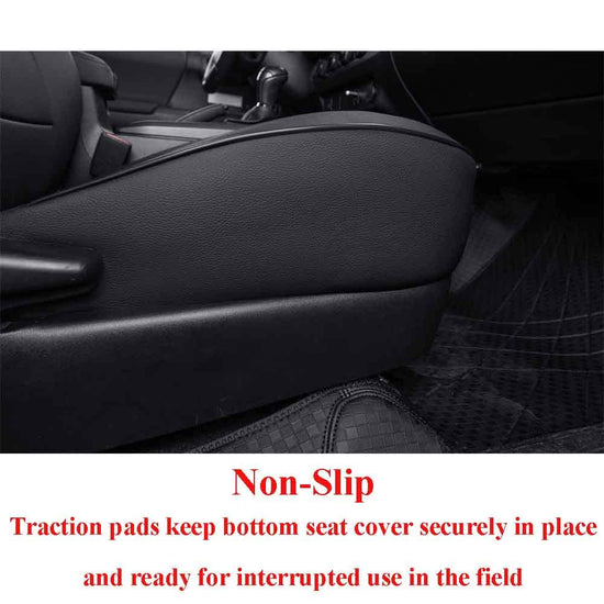 EKR Tacoma seat covers — custom fit faux leather for Toyota Tacoma 2016-2023 Double Cab/Crew Cab