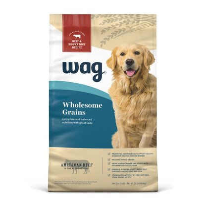 Wag dry dog food — wholesome grains formula