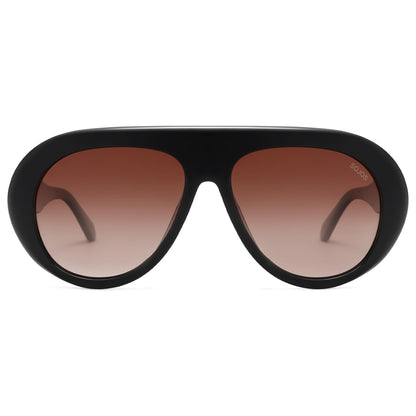 Sunglasses — Trendy oversized polarized aviator style with UV protection