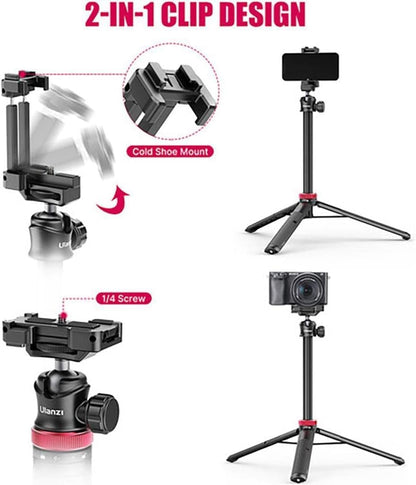 ULANZI MT-44 tripod — extendable design.