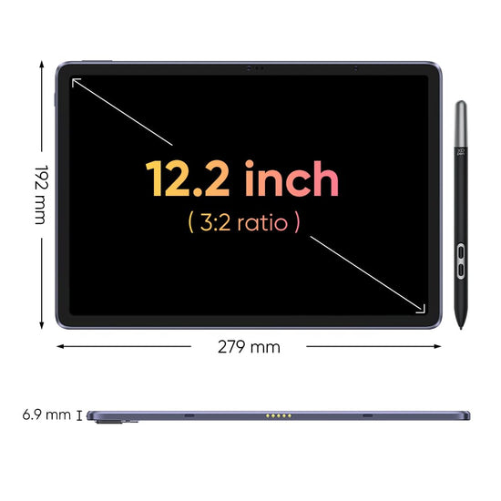 Graphic tablet — 12.2 inch standalone with 16384 pressure levels and tilt support