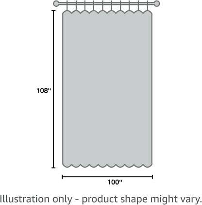 CURTAIN — Faux linen room darkening for bedroom and living room décor by HPD Half Price Drapes