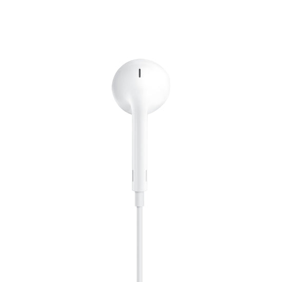 Apple EarPods headphones — wired design with USB-C plug and built-in remote control