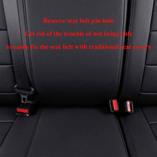 EKR Tacoma seat covers — custom fit faux leather for Toyota Tacoma 2016-2023 Double Cab/Crew Cab