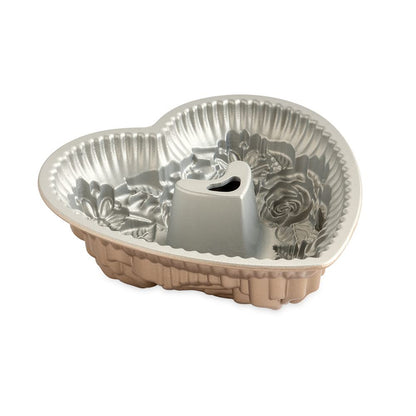 Nordic Ware baking pan — wildflower heart design