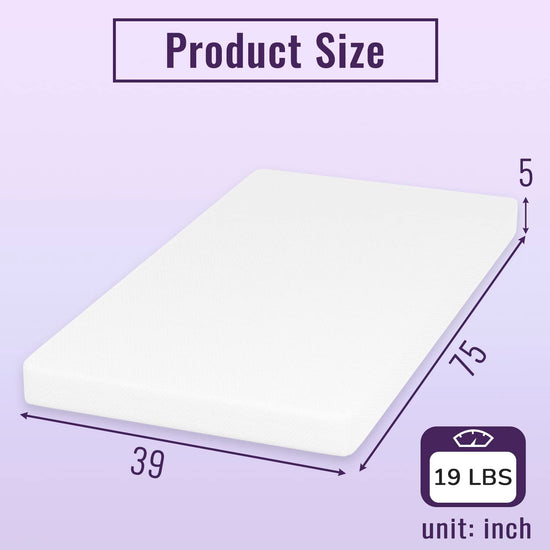 PayLessHere mattress — Memory foam with cooling gel and bamboo charcoal infusion