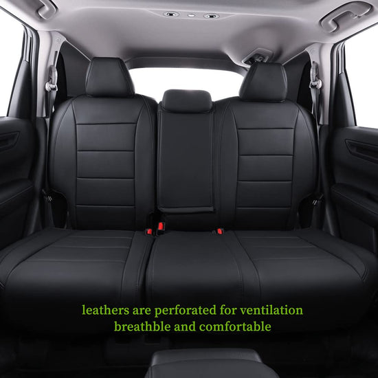 Vehicle seat cover — Custom fit waterproof leatherette for Honda Civic 2016-2021