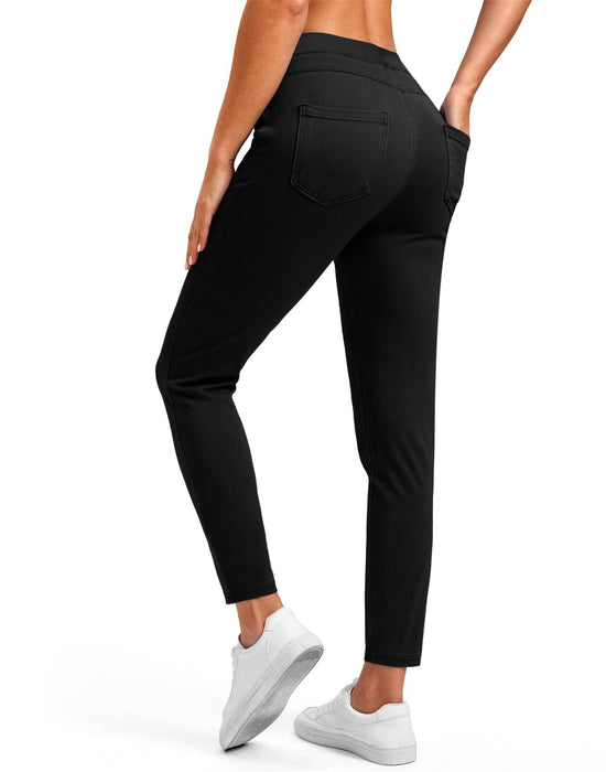 Rammus jeggings - High waisted stretchy denim pants with pockets