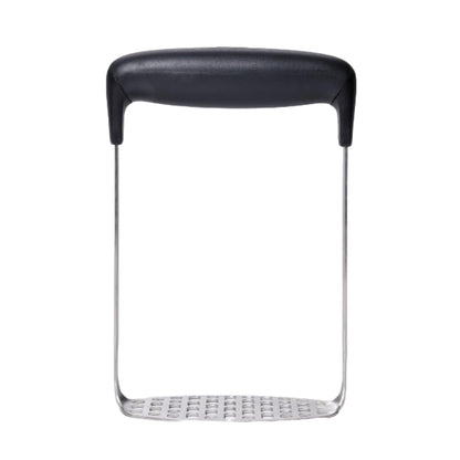 Food masher — Oxo design for easy mashing and comfort grip handle