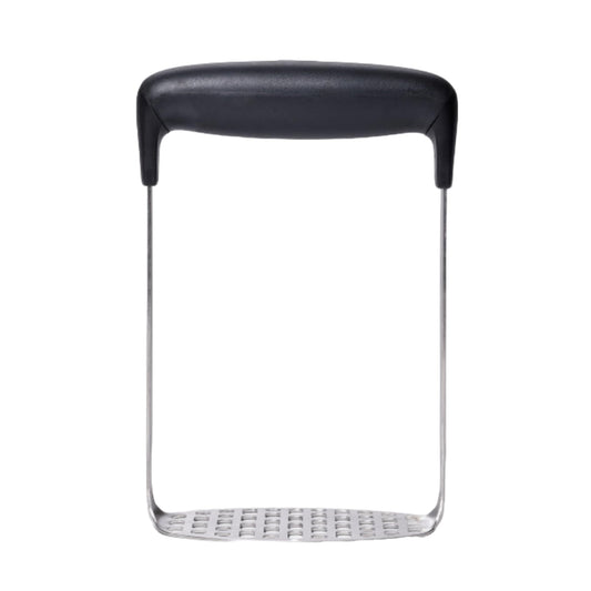 Food masher — Oxo design for easy mashing and comfort grip handle