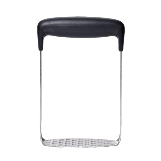 Food masher — Oxo design for easy mashing and comfort grip handle