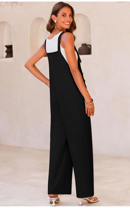 PRETTYGARDEN overalls with wide leg and sleeveless design for summer 2025