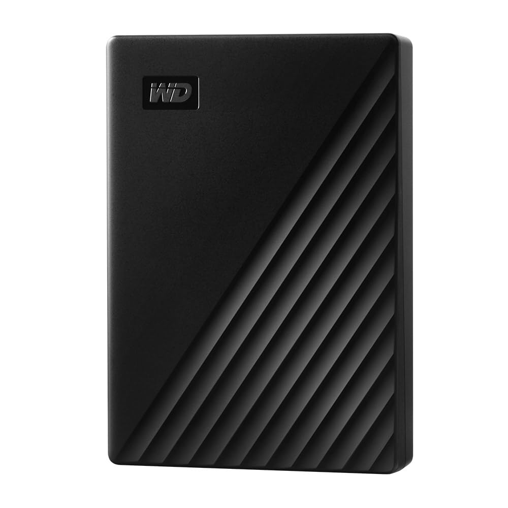 WD 5TB My Passport — Portable external hard drive with ransomware defense and password protection