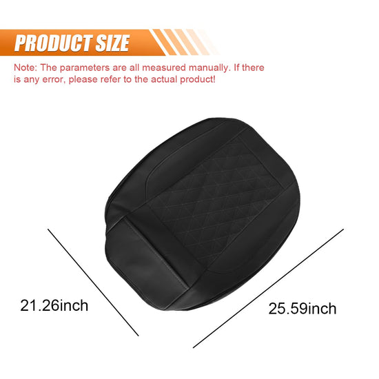 Vehicle seat cover — Luxury faux leather with storage pocket and anti-slip design