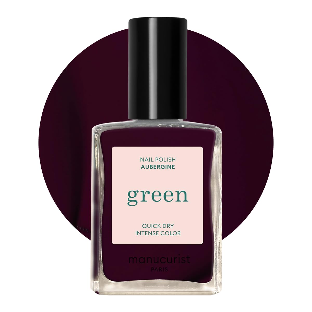 Manucurist Green nail polish — 9-free, plant-based and vegan formula