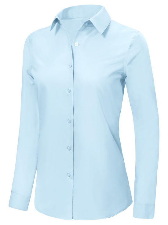 Shirt — Super soft wrinkle-free button down for women