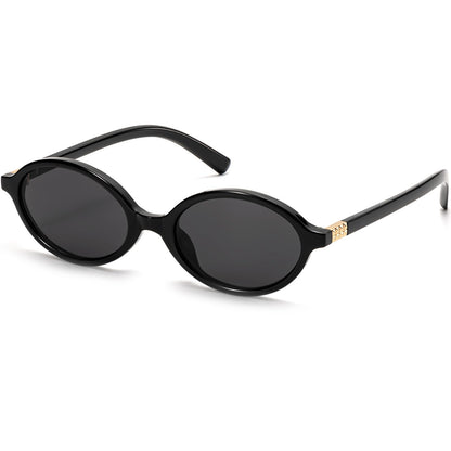 Shoes — Retro oval sunglasses for women in vintage 90s style