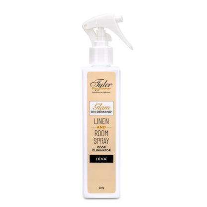 Tyler Candle Company spray on demand area deodorizer - Diva fragrance pack of 6 with stain remover pen