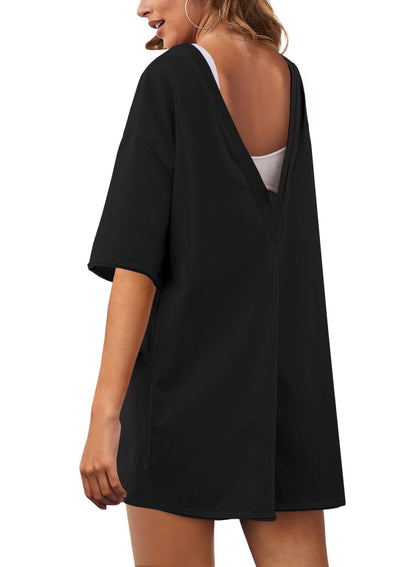 UANEO one piece outfit - Casual oversized athletic jumpsuit for workouts.