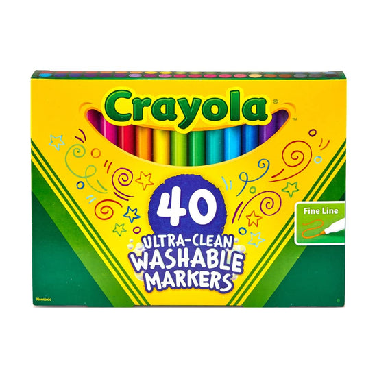 Writing instrument — Crayola markers for vibrant colors and smooth application