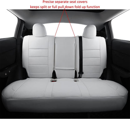 EKR vehicle seat cover — Waterproof leather for Tesla Model 3 2017-2023