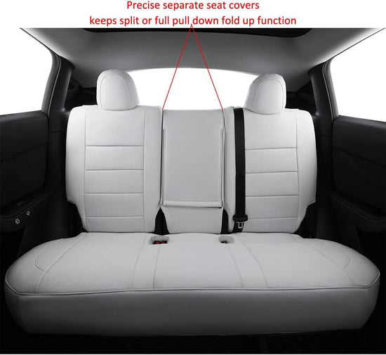 EKR vehicle seat cover — Waterproof leather for Tesla Model 3 2017-2023