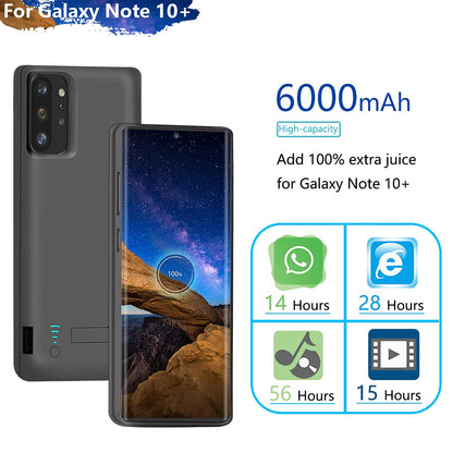 Sitong battery case — 6000mAh rechargeable extended for Samsung Galaxy Note 10+ Plus 5G