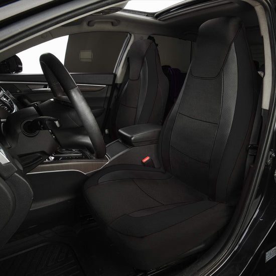 Vehicle seat cover — Carbon fiber air mesh fabric for high back bucket seats