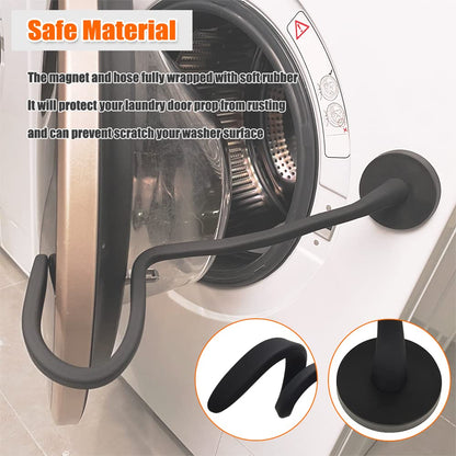 Front load washer door prop - removable door stopper with magnetic base 2.6 inch