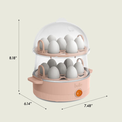 Countertop food steamer — Bella egg cooker with versatile cooking options