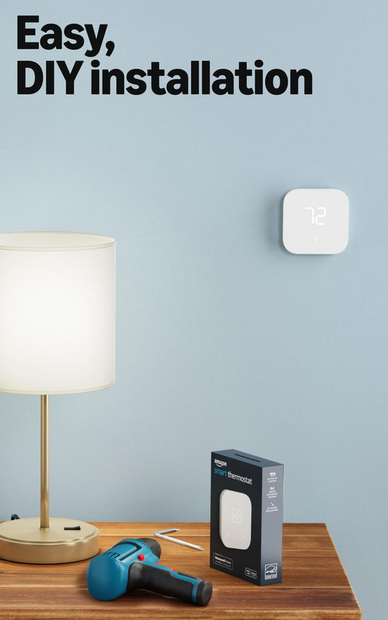 Certified refurbished Amazon smart thermostat - energy efficient design