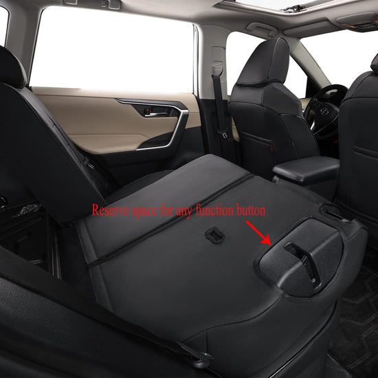 EKR Rav4 seat covers — Custom fit faux leather for 2021-2025 models