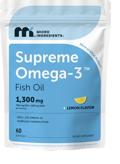 Nutritional supplement — Supreme omega 3 fish oil from Micro Ingredients