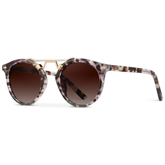 WearMe Pro sunglasses — women's polarized round retro double-bridge design