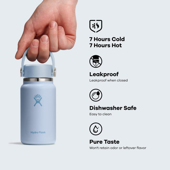 Hydro Flask thermos — micro size design for portability and convenience