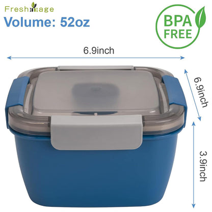 Freshmage meal holder — salad container with compartments for easy packing