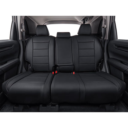 Vehicle seat cover — EKR custom leather for Honda Fit 2009-2014 black