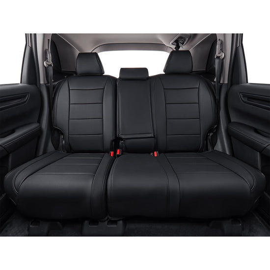 Vehicle seat cover — EKR custom leather for Honda Fit 2009-2014 black